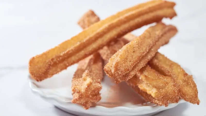 churros, assiette